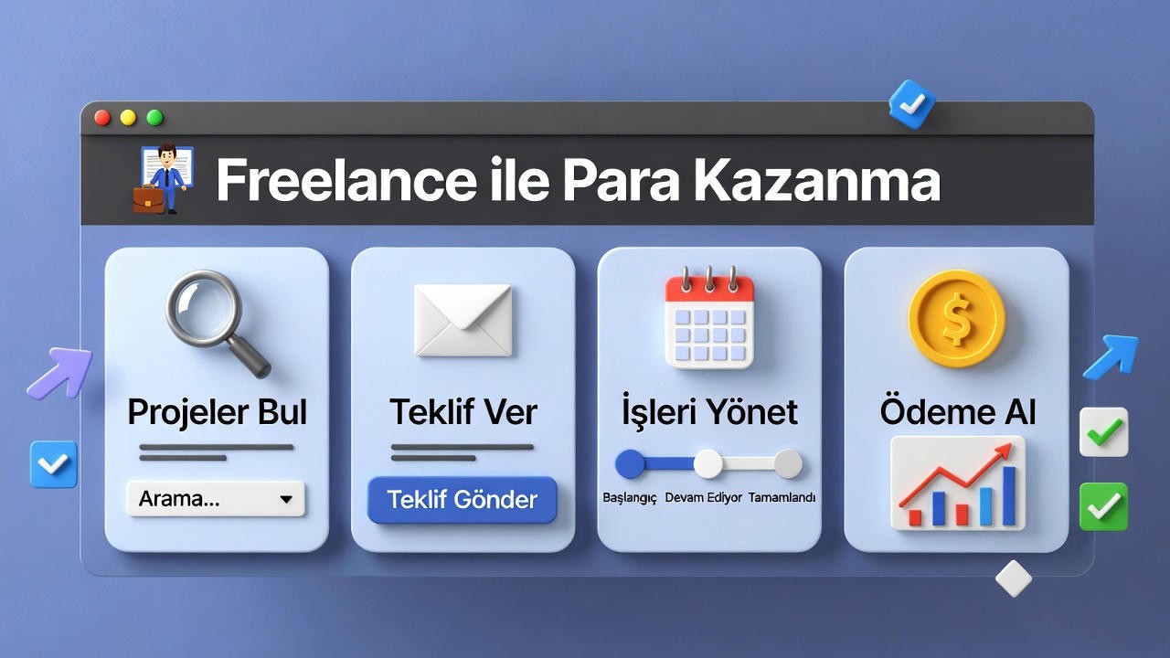 freelance ile para kazanma 2025 Türkiye