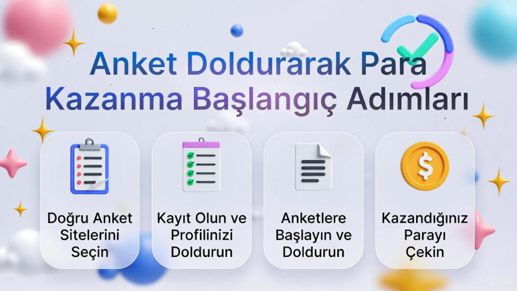 anket doldurarak para kazanma başlangıç adımları