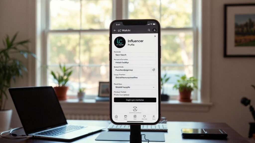 LC Waikiki influencer başvuru ekranı