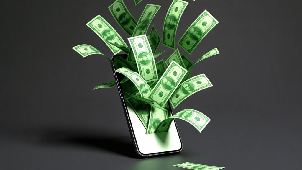 Akıllı telefon üzerinden dijital gelir elde etme