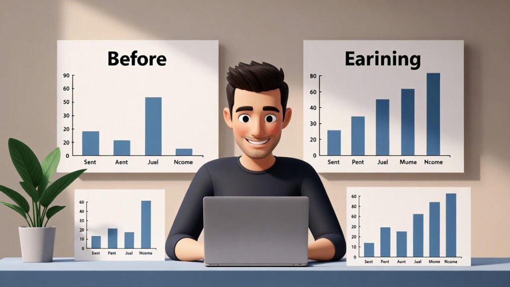 Pasif gelir yöntemlerinin gerçekten kazandırıp kazandırmadığını gösteren görsel